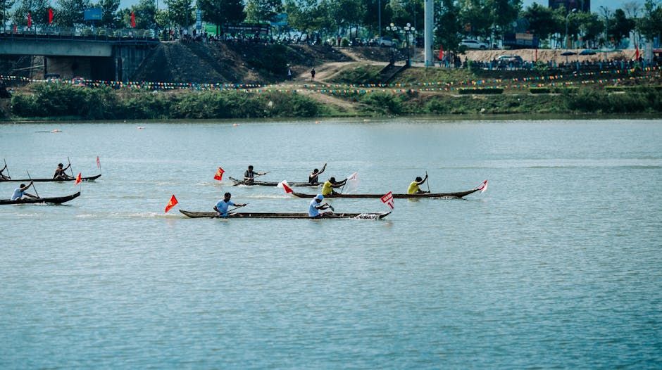 Canadian Engineering Students Race Handmade Concrete Canoes